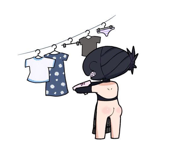 パンツを選ぶレゼ