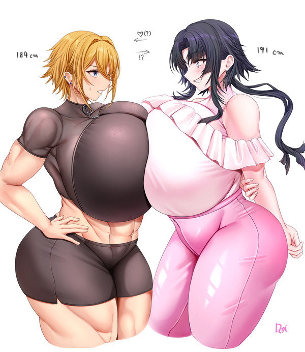 爆乳高身長百合💥