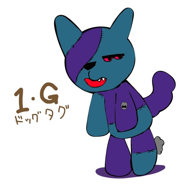 オリジナルキャラクター【犬人形 1・G ドッグタグ】