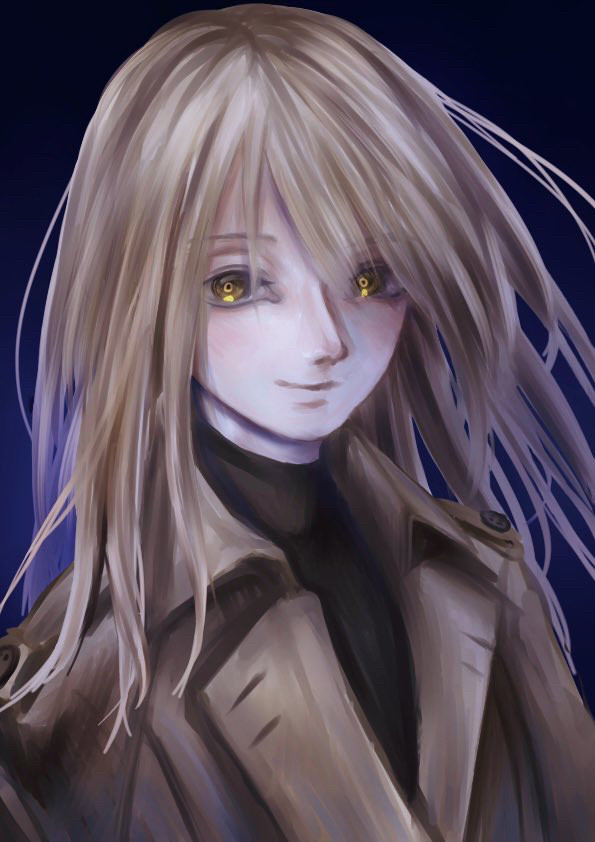 亜麻色の髪の少年