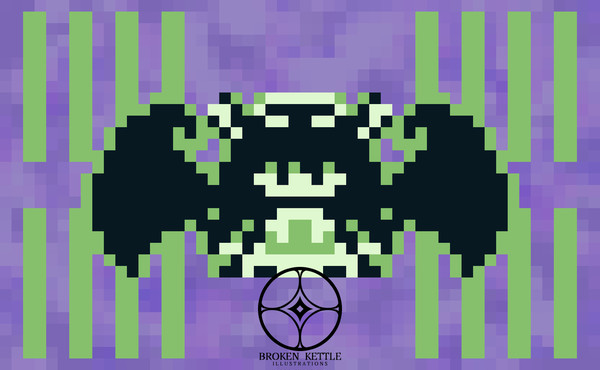 Lilac Witch in 8bit