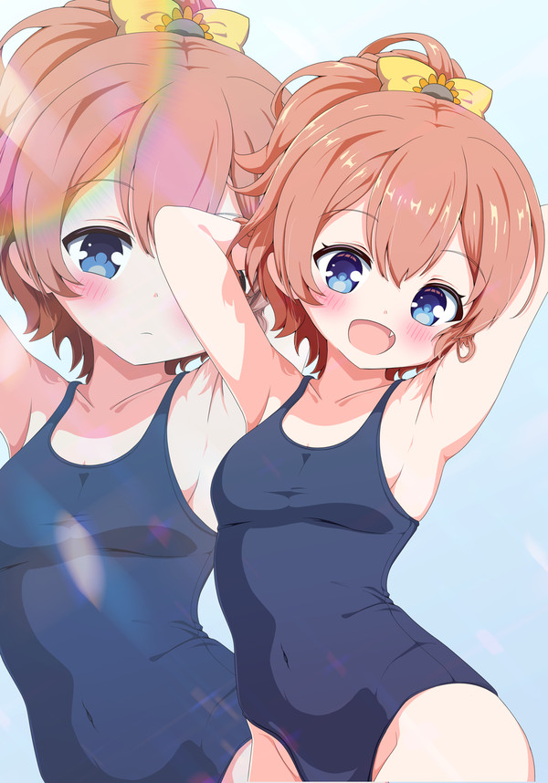 日向千夏、スク水