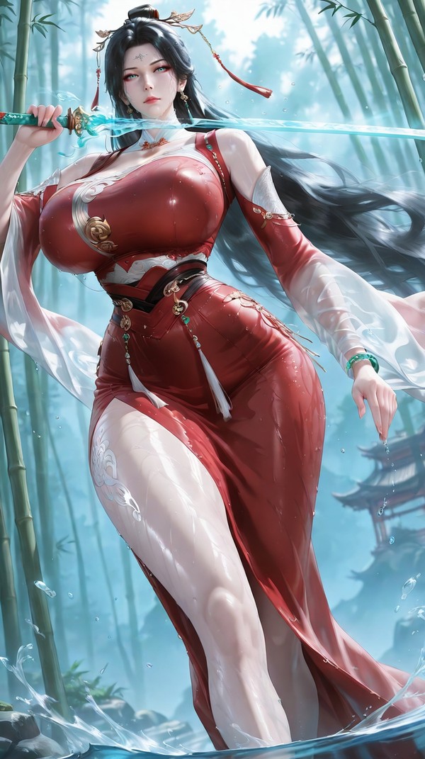 剑道红衣仙子