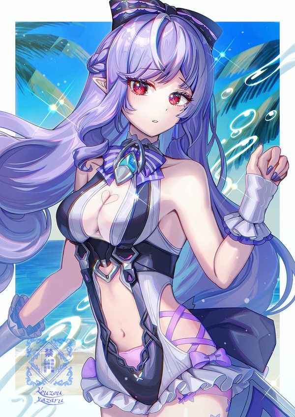 イチハツは水辺に咲いて