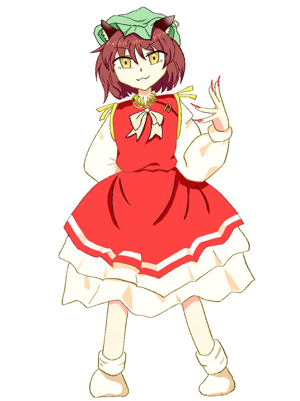妖々夢立ち絵橙