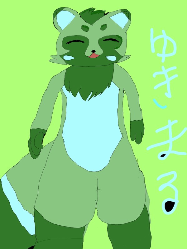 タヌキのたぬやくんあらため雪丸くんです