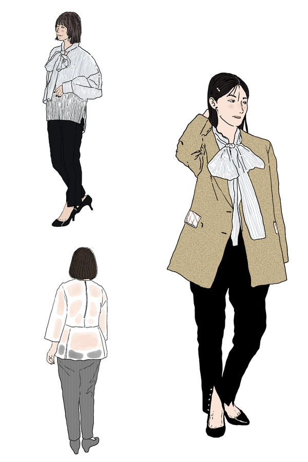 三色女装