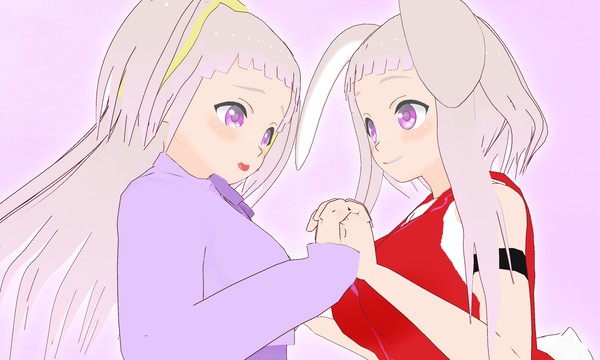 うさぎとふわふわ