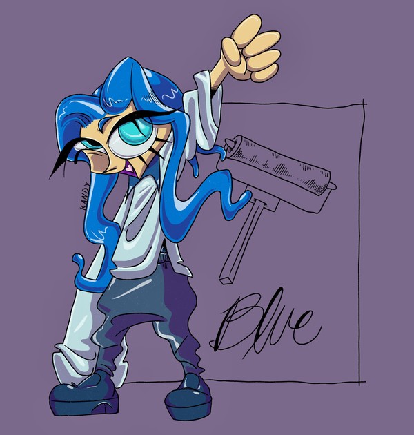 my octo Blue
