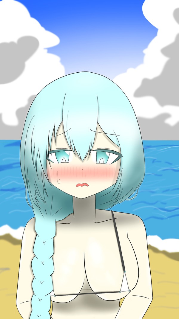 (布面積の小さい)水着氷雪ちゃん