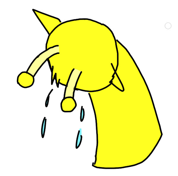 泣いているサイモン