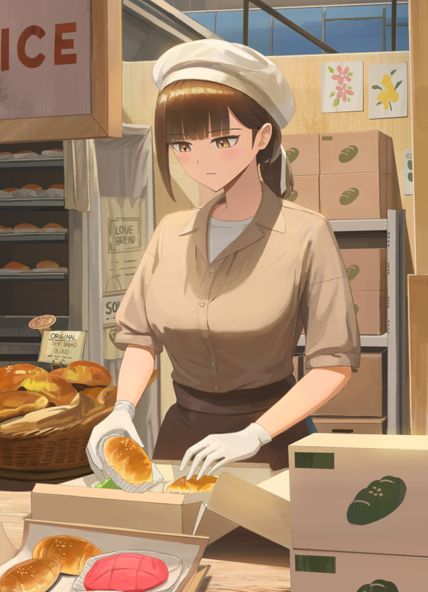 빵가게 직원 パン屋の店員