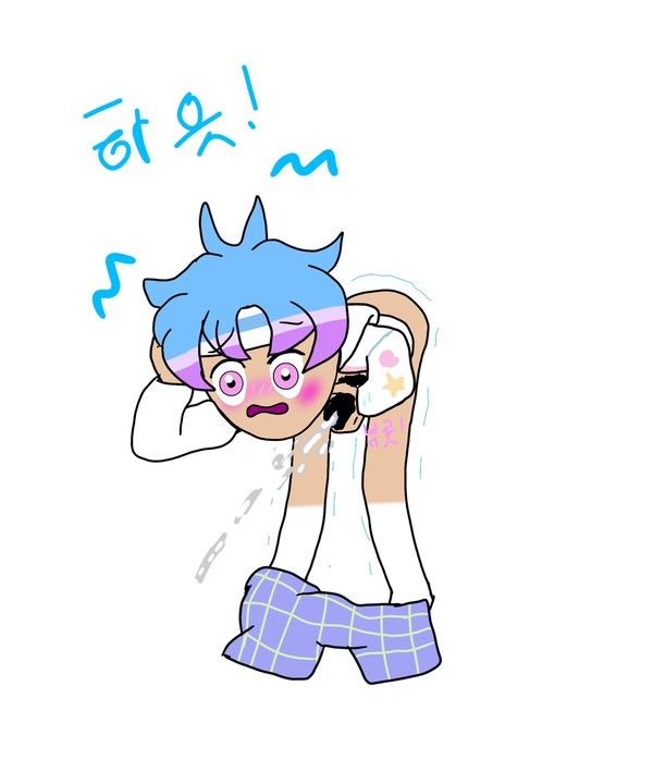 자위하는 팝핑캔디와 샤글이