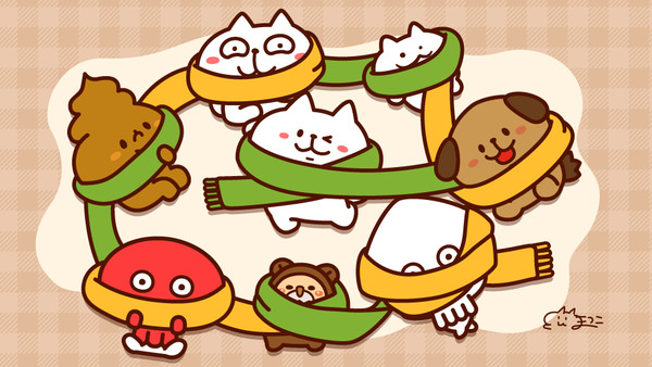ぐるぐる巻き🧣