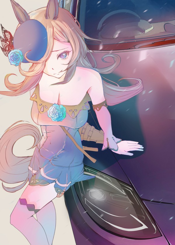 C107新刊イラスト本 ライスシャワー & フェアレディZ