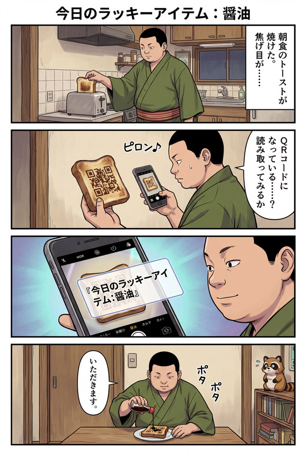 今日のラッキーアイテム「醤油」