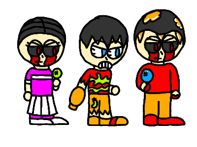 Shuffle AU! EXE Trio (OC Mix 2)