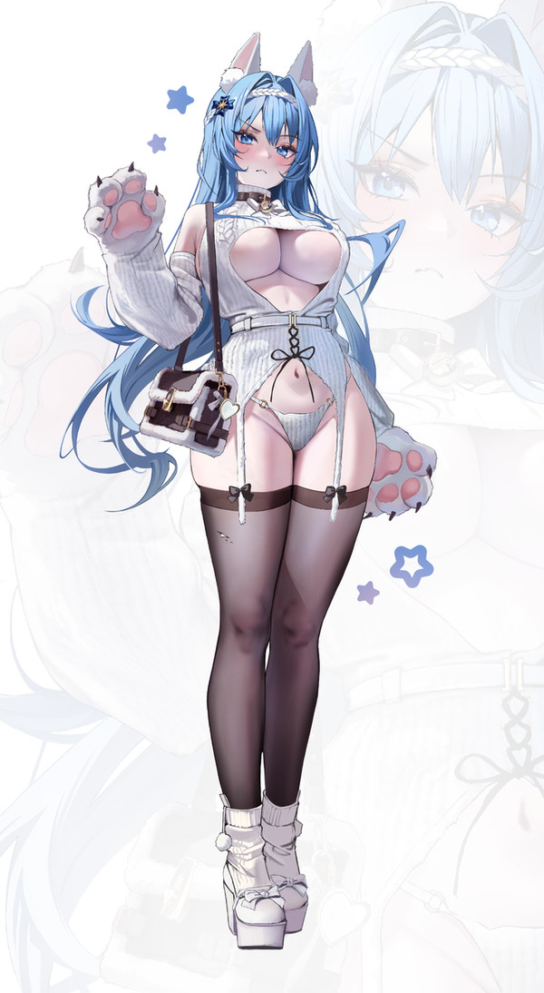 Winter Cat Helm - 1/1