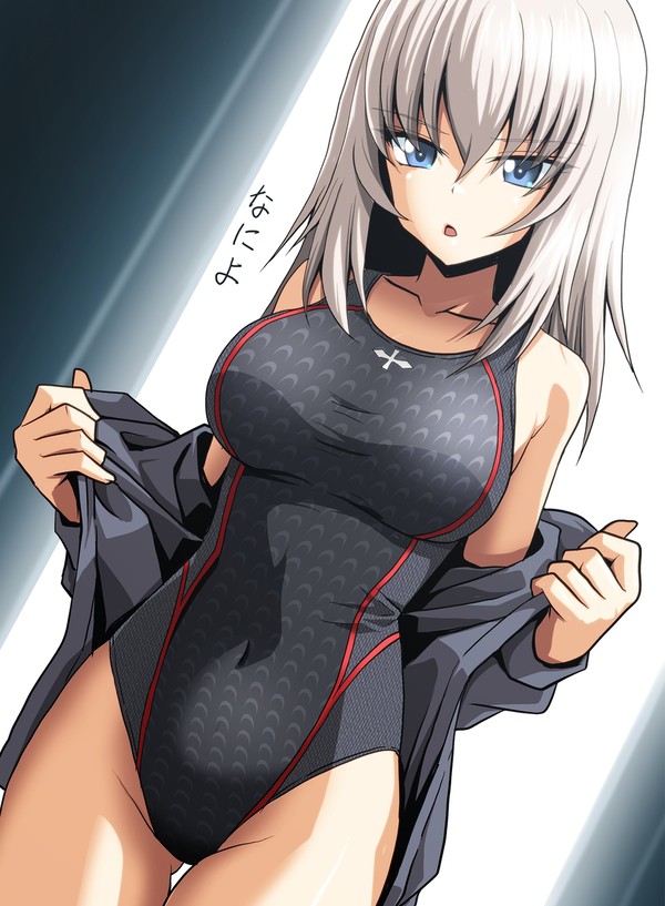 水泳の授業がある日は制服の下に水着を着てくるエリカ