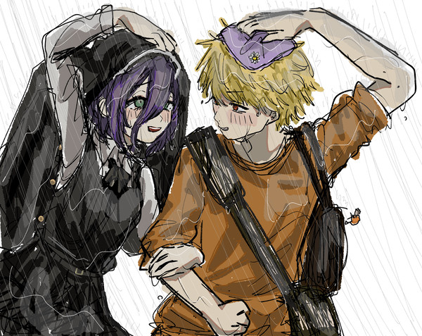 雨だー