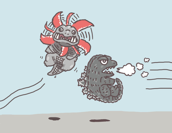 そらをとぶ怪獣達
