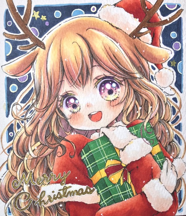 トナカイサンタクリスマス
