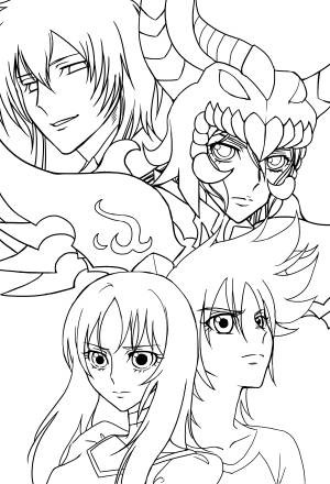 イメージイラスト【聖闘士星矢Ω 冥妃神ペルセポネ編】