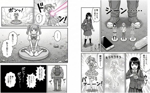 魔法少女敗北
