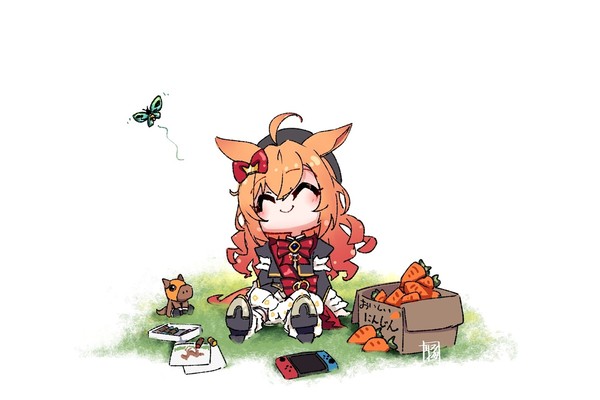 ロイヤルファミリー放牧