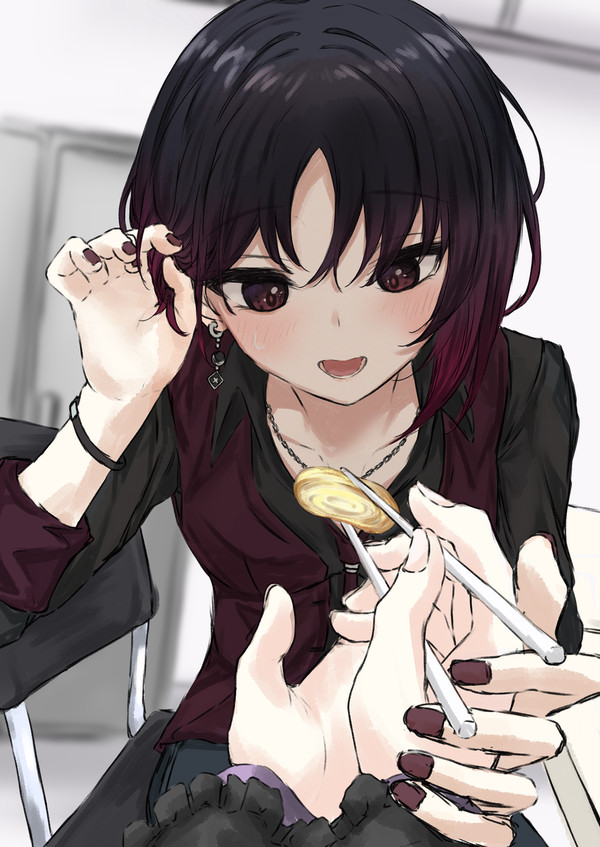 「(流れでやったけど、…普通に恥ずい)」 - 1/1