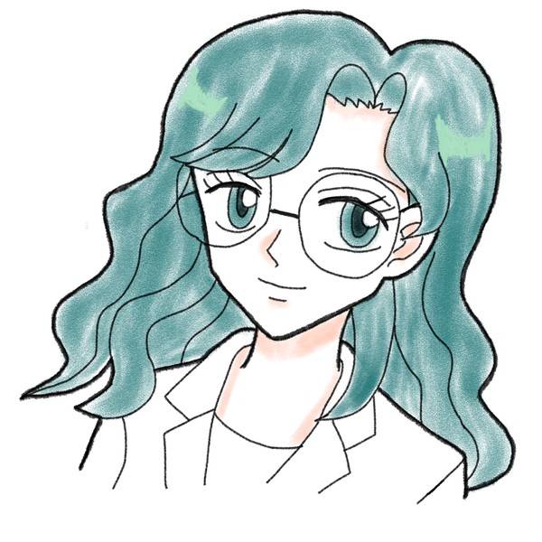 Michiru Kaioh with Glasses