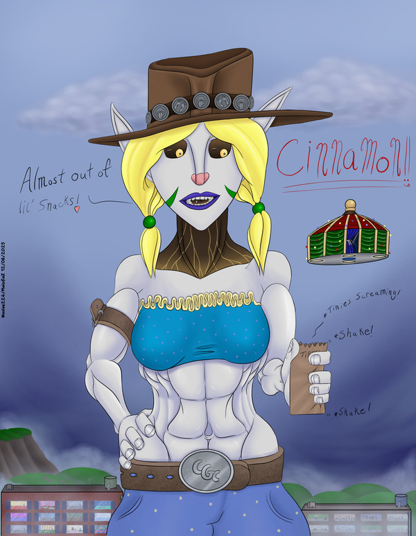 Cinnamon! Giantess Clown Girl!
