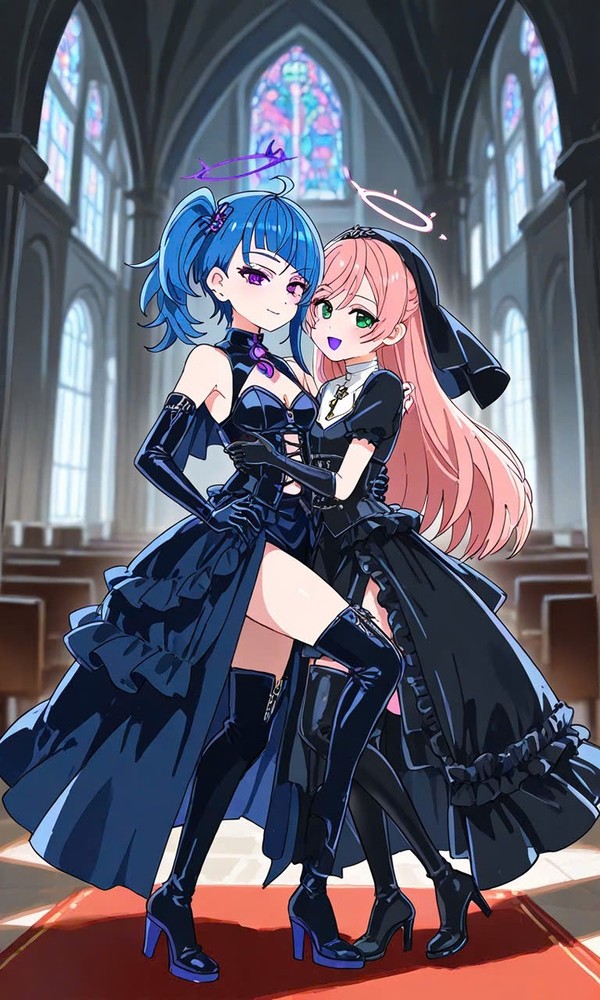 soraxmashiro blackweddingdress