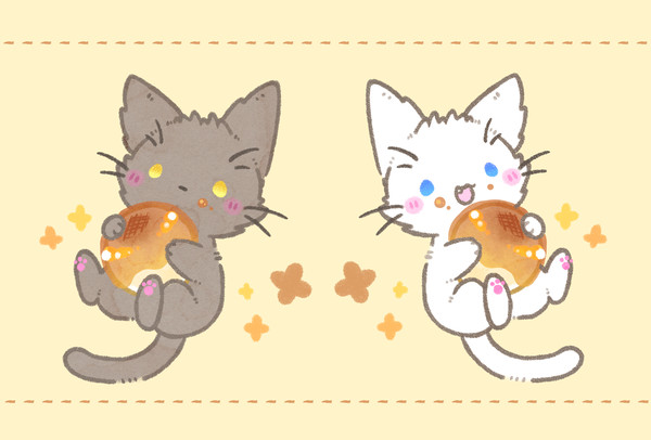 猫さんとみたらし団子