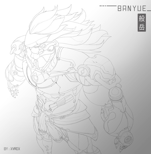 Banyue (盤岳) ゼンレスゾーンゼロ - スケッチ