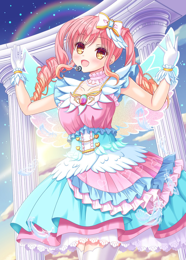C107収録「天使モチーフの衣装のアイドル」