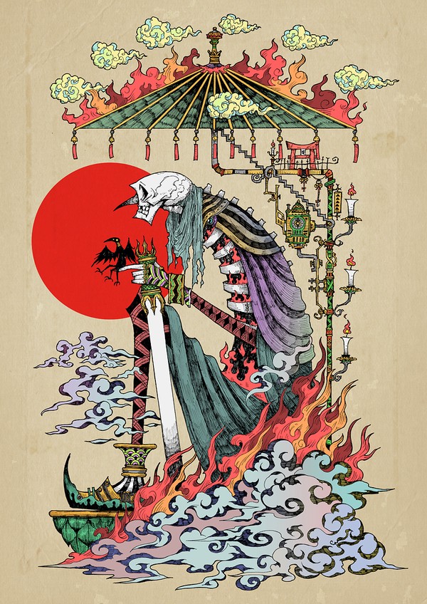 がいこつ様:太陽