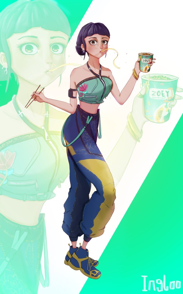 Food-loving Zoey