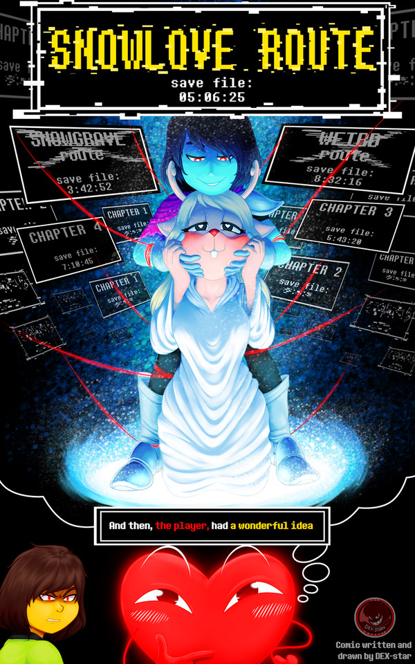 SNOWLOVE ROUTE - comic cover