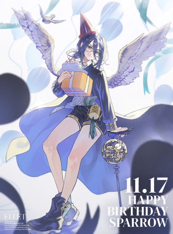 HBD スズメ！！ - 1/1