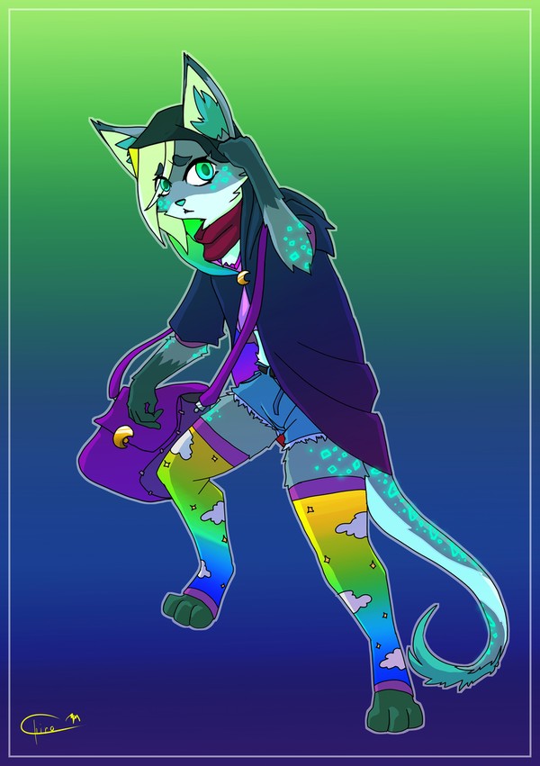 syl waking form, comic style v2