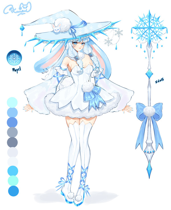 キャラクターデザイン 💙🐰