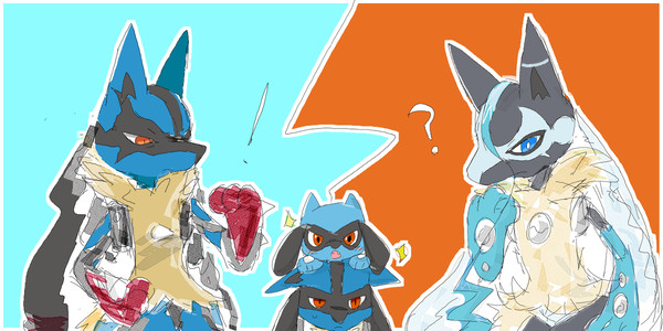 メガルカリオvsメガルカリオz