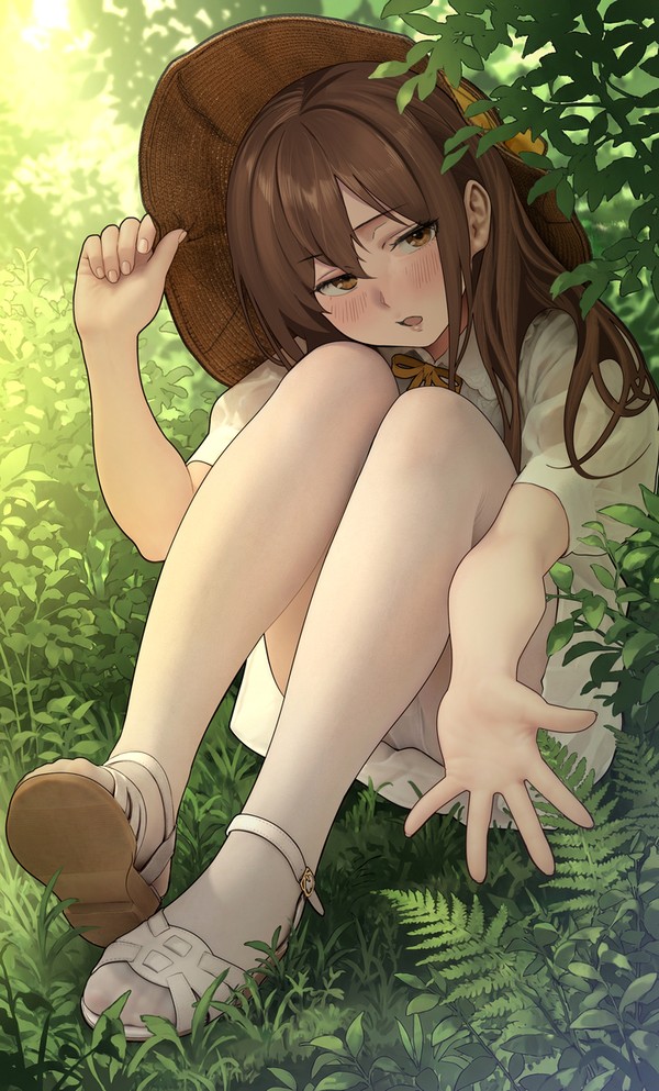 灌木下