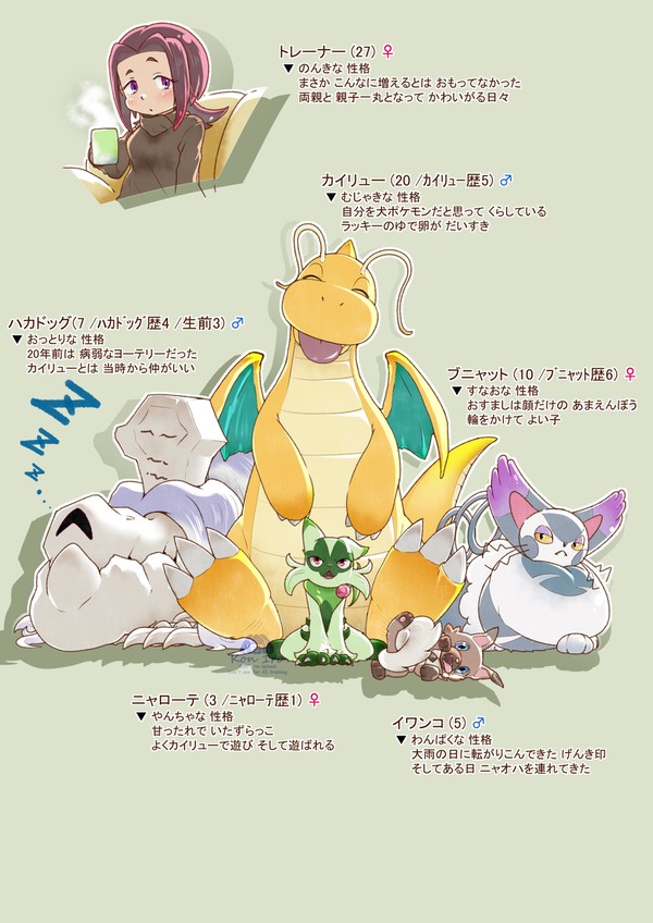 自分を犬ポケモンだと思ってるカイリュー