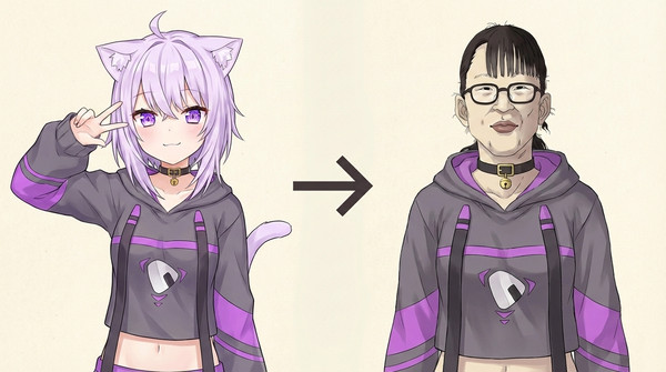 VTuberの正体はコレ!こんなカリカリ弱まんにカネ落とすな!