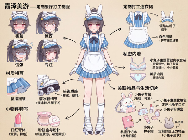 ai拆解角色10-美游（国服版）
