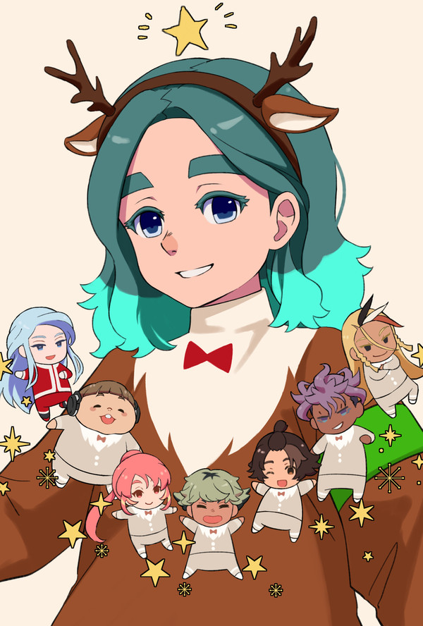 雲明トナカイと🎄✨