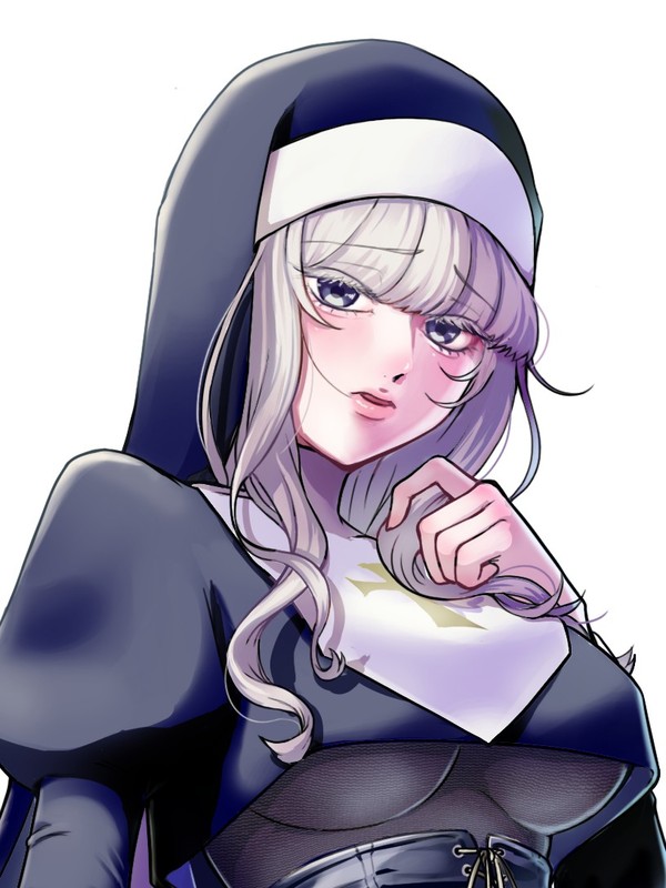 修道女イメージの女の子