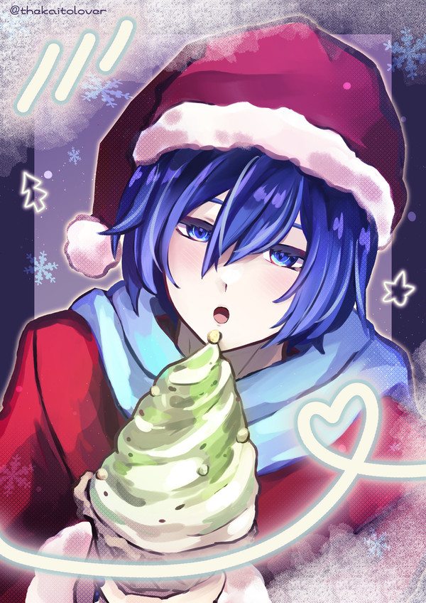 クリスマス　ソフトクリーム